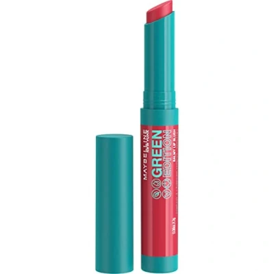 Imagen de MAYBELLINE New York Green Edition, Bálsamo labial con color hidratante y cuidado al instante, Tono 06 Dusk