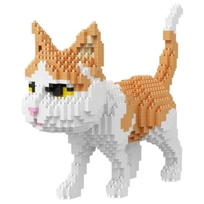 Imagen de Balody Gato de Pie. Figura Para Armar con Bloques en Miniatura. 1390 Piezas.