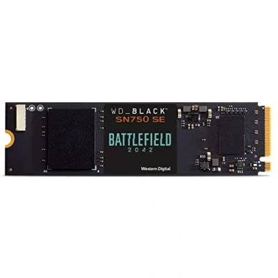 Imagen de WD BLACK SN750 SE 500GB M.2 2280 PCIe Gen4 NVMe Gaming SSD Battlefield 2042 PC Game Code Bundle up to 3600 MB/s read speed