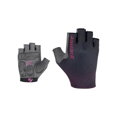 Imagen de Ziener Guantes de Ciclismo Clem para Hombre, con Dedos Cortos, Transpirables, amortiguadores, Color Negro, 6