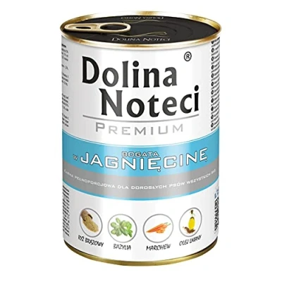 Imagen de Comida Seca para Perros DNP Sp. z o.o. Dolina Noteci Dog 400G Jagnice Can / 24