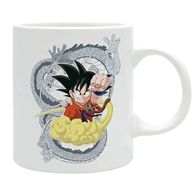Imagen de ABYstyle Dragon Ball Taza 320 ml Goku &amp; Shenron Blanco