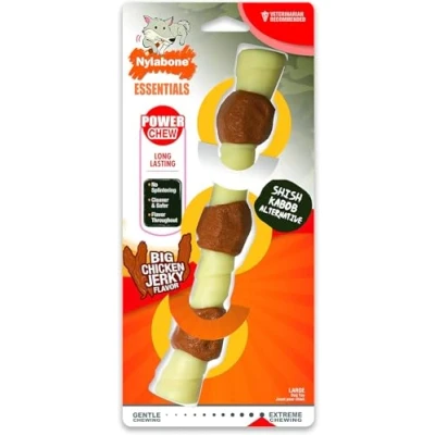 Imagen de Nylabone Juguete masticable en forma de hueso para la higiene dental perros con mordida agresiva 228.7 g
