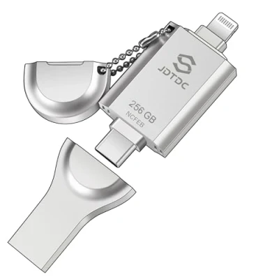 Imagen de Memoria USB para iPhone Certificación MFi Apple 256GB Almacenamiento Externo Pen Drive Lightning iPad Flash Pendrive Stick