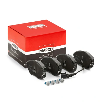 Imagen de MAPCO 6818HPS Juego de pastillas freno Eje delantero con contacto avisador desgaste tornillos pinza SEAT: Leon III Hatchback