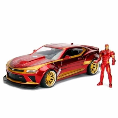 Imagen de Jada Marvel Ironman 2016 Chevy Camaro SS Coche Fundido a Escala 1:24