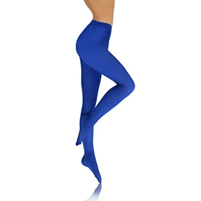 Imagen de Sesto Senso Medias Microfibra Opacas Coloridas Ropa Mujer 40 DEN Azul Profundo Cobalto XL Modrak