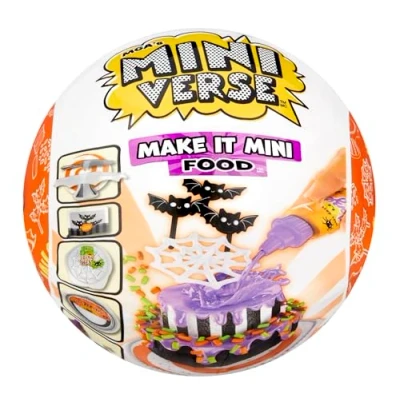 Imagen de MGA&#039;s Miniverse Make It Mini Food Halloween Series 2 Coleccionables Beetlejuice Diner, Embalaje Ciego, Réplicas DIY, Juego de Resina, Coleccionistas y Niños +8 Años, NO Comestible
