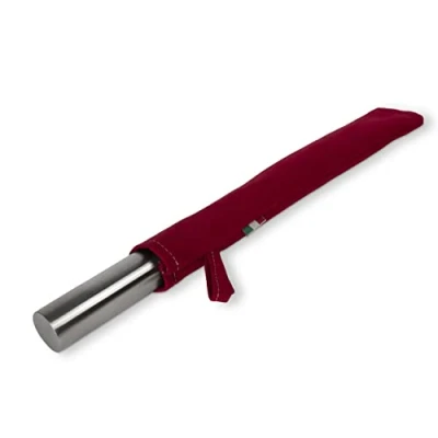 Imagen de INOXLM Rodillo de acero inoxidable para pasta azúcar masas pan, pizza, pasteles cocina (funda roja)
