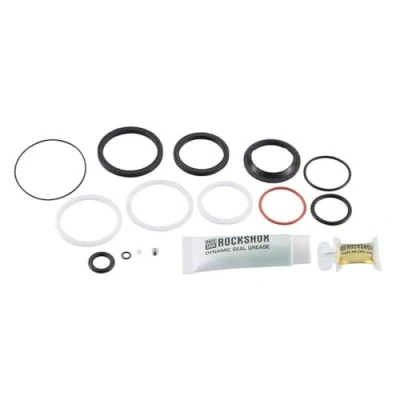 Imagen de ROCKSHOX 50Hr Service Kit (Includes Air Can Seals, Piston Seal, Glide Rings) Super Delux (2017) Servicio, Unisex Adulto, Negro, Talla única