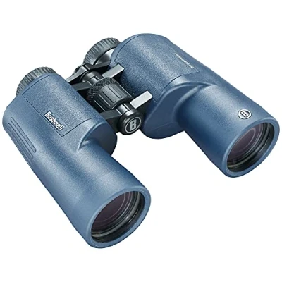 Imagen de Bushnell H2O 2 Prismáticos 7x50 Azul Oscuro Porro Completamente Multicoated Impermeable/A Prueba de Niebla Oculares Twist Up Deportes acuáticos Náutica