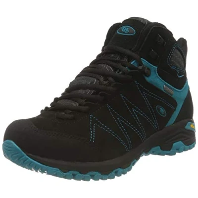 Imagen de Brütting Mount Kapela High, Zapatilla para correr cruzada Mujer, Negro/Turquesa, 36 EU
