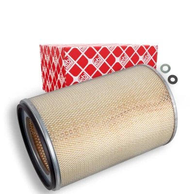 Imagen de FEBI BILSTEIN 170543 Filtro de aire 417 282 Cartucho filtrante con material montaje añadido RENAULT TRUCKS: Midliner