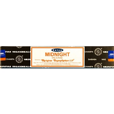 Imagen de ETHNICITI Satya Nag Champa Varillas de incienso (15 g, 1 unidad, medianoche)