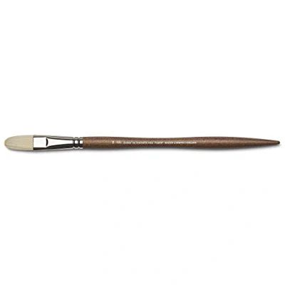 Imagen de Winsor &amp; Newton Pincel para óleo Artist&#039;s sintético, Marrón, lengua gato nº10