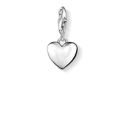 Imagen de Thomas Sabo charm Club Colgante para mujer en forma de corazón, plata ley 925, 0913 001 12
