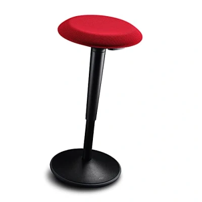 Imagen de Sedus se:fit Taburete ergonómico, de pie, Soporte Color Rojo, Negro, plástico, pie Goma, 53 80 cm Altura Ajustable