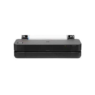 Imagen de HP DesignJet T230 de 61 cm (5HB07D), Impresora Gran Formato, Plotter, Estándar A4 A1, 68 Impresiones A1/h, Wi Fi, Ethernet, USB, 2400x1200 dpi, Metal Reciclado, Garantía 1 Año, Click, Negro