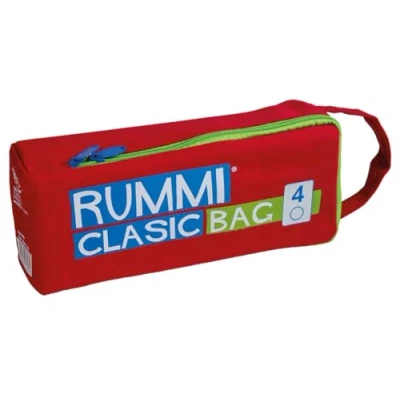 Imagen de Cayro Rummi Travel en Bolsa Grande Juego de Mesa Ideal para Viajes Niños y Adultos Combina Las Fichas Ganar 4 Jugadores