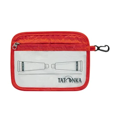 Imagen de Tatonka Unisex Bolsa de Vuelo con Cremallera para Adultos A6, Rojo Naranja, (16 x 12 cm), y A6 cm)