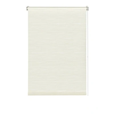 Imagen de Gardinia 33168 Easyfix Estor enrollable (120 x 150 cm fijación sin tornillos), blanco y beige