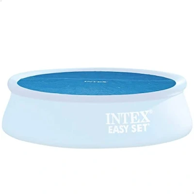 Imagen de INTEX 55261 Cobertor Piscina Redonda Ø305 cm Cubierta Recomendado para Proteger el Agua y Mantener Calor Cubre