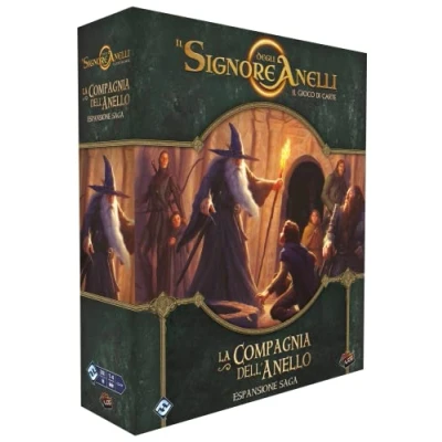 Imagen de Asmodee El Señor de los Anillos, Juego Cartas: La Compañía del Anillo Expansión Saga, 1 4 Jugadores, 14+ Años, Edición en Italiano