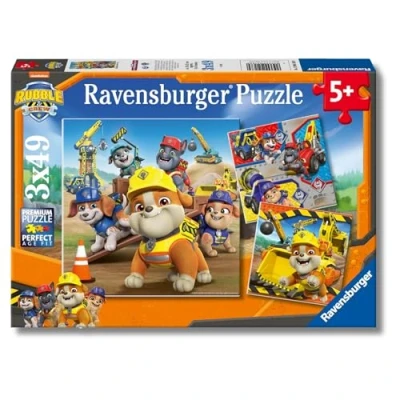 Imagen de Ravensburger Puzzle Rubble and Crew 2D niños 3x49 Piezas