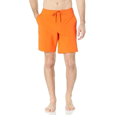 Imagen de Amazon Essentials Shorts de Playa Hombre, Naranja, XXL