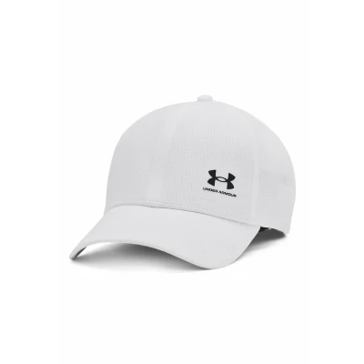 Imagen de Under Armour Isochill Armourvent ADJ Gorra, Hombre, Talla: One Size, White (100)