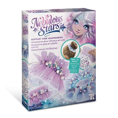 Imagen de Nebulous Stars Kit creativo para el pelo con volantes manualidades a partir de 7 años
