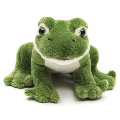 Imagen de Uni Toys Plushie de Rana Verde, Sentado 13 cm (Longitud) Peluche