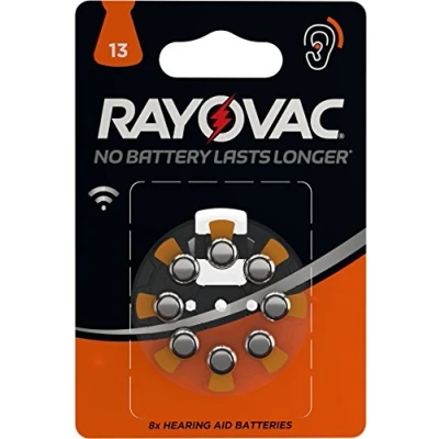 Imagen de Rayovac 8 pilas de aparato auditivo pr48 13 zinc aire 1.45v 4606745418