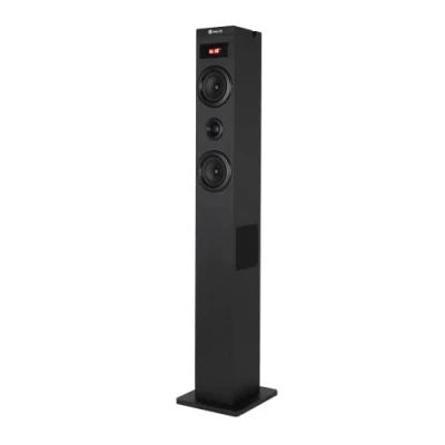 Imagen de NGS Sky Charm 2.1 Torre de Sonido Bluetooth 80W con Entrada Óptica, USB, Radio FM y AUX IN