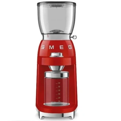 Imagen de Smeg CGF01RDEU Molinillo de café, 150 W, 1 Liter, Acero Inoxidable, Rojo