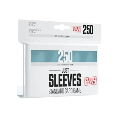 Imagen de Gamegenic Value Pack de 250 Fundas Just Sleeves Standard Clear Transparente