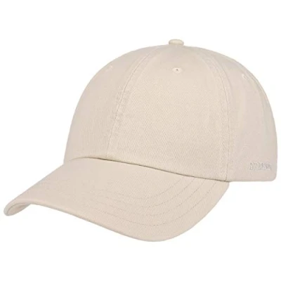 Imagen de Stetson Gorra de Béisbol Rector Mujer/Hombre Protector UV Sol Hebilla Metal, con Visera Verano/Invierno Talla única Beige Claro