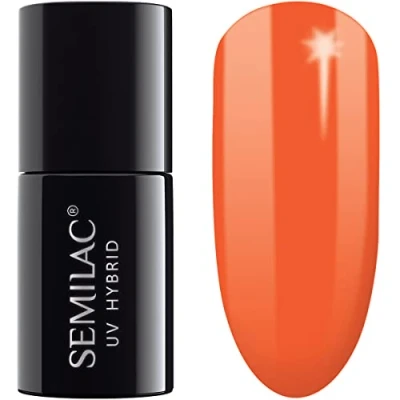 Imagen de Semilac Esmalte Semipermanente UV 045 Electric Orange 7ml