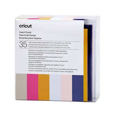 Imagen de Cricut inserción Sensei x 12,1 cm (tamaño Paquete de 35 para Uso con Alfombrilla Tarjetas, Papel, 12.1cm Size S40), Talla única