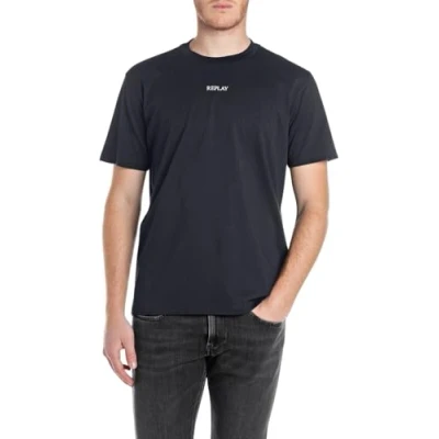 Imagen de Replay Camiseta básica, Hombre, Talla: Medium, Night blue