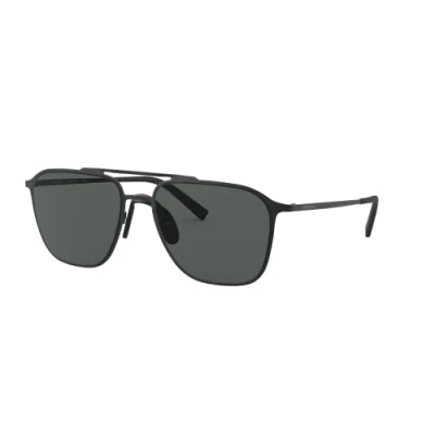 Imagen de Giorgio Armani Hombre AR6110 300187 Occhiali da sole Acero Negro Gris Cuadrada Normal