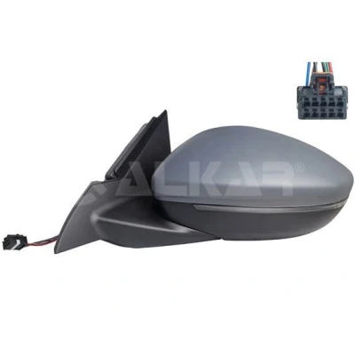 Imagen de Espejo retrovisor Alkar 9021446 izquierda imprimado eléctrico calefactable, convexo para vehíc. con volante a la