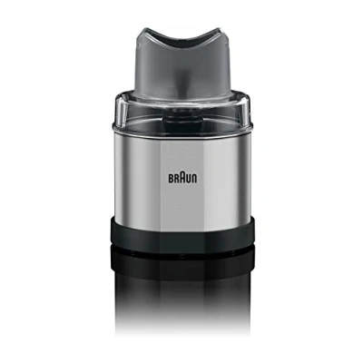 Imagen de Braun MQ 60 Accesorio EasyClick molinillo de café y especias para batidora mano 3 5, 350 ml, acero inoxidable