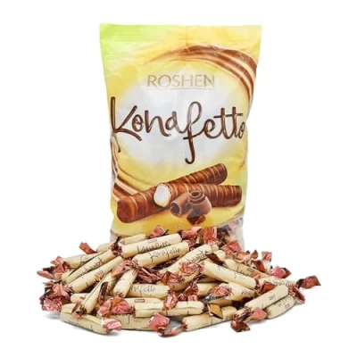 Imagen de BARQUILLOS ROSHEN KONAFETTO CREMA DE LECHE CONDESADA BOLSA 1KG