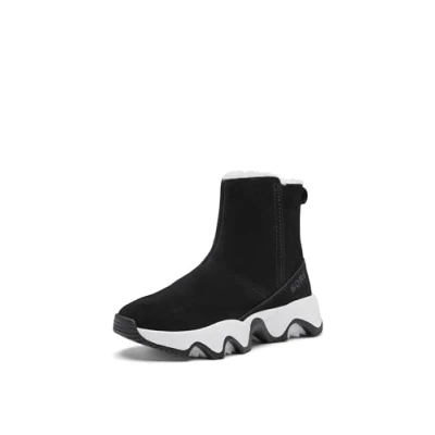 Imagen de Sorel Kinetic Impact Short Boot WP, Botas de Invierno Impermeables, Mujer, Black/Sea Salt, 41.5 EU