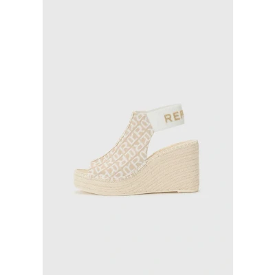 Imagen de Replay JESS TYNE Sandalias con plataforma, Mujer, Talla: 40, Beige/white Zapatos
