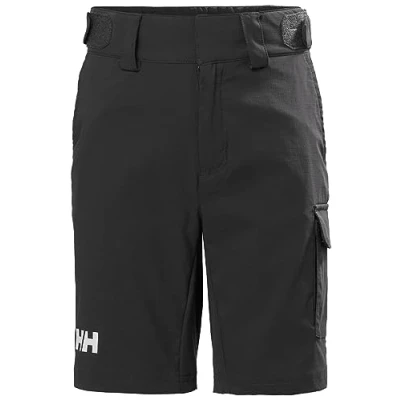 Imagen de Helly Hansen Jr HH QD Pantalones Cortos Cargo, Unisex niños, 980 Ebony, 12 Years