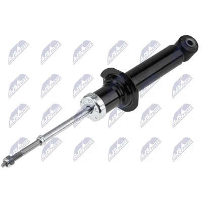 Imagen de NTY A NS 017 Amortiguador Eje trasero Presión de gas con asiento muelle Espiga arriba, Anillo inferior NISSAN: Primera Berlina