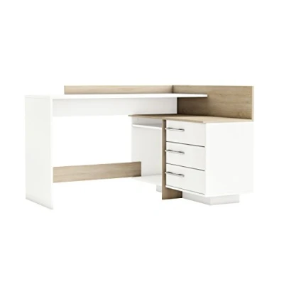 Imagen de Demeyere Bureau d’Angle Droit ou Gauche Thales Avec Rangement