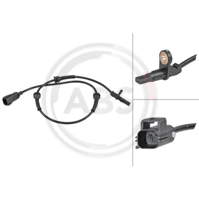 Imagen de A.B.S. 31875 Sensor de ABS activo 715 negro LAND ROVER: Range Rover Evoque